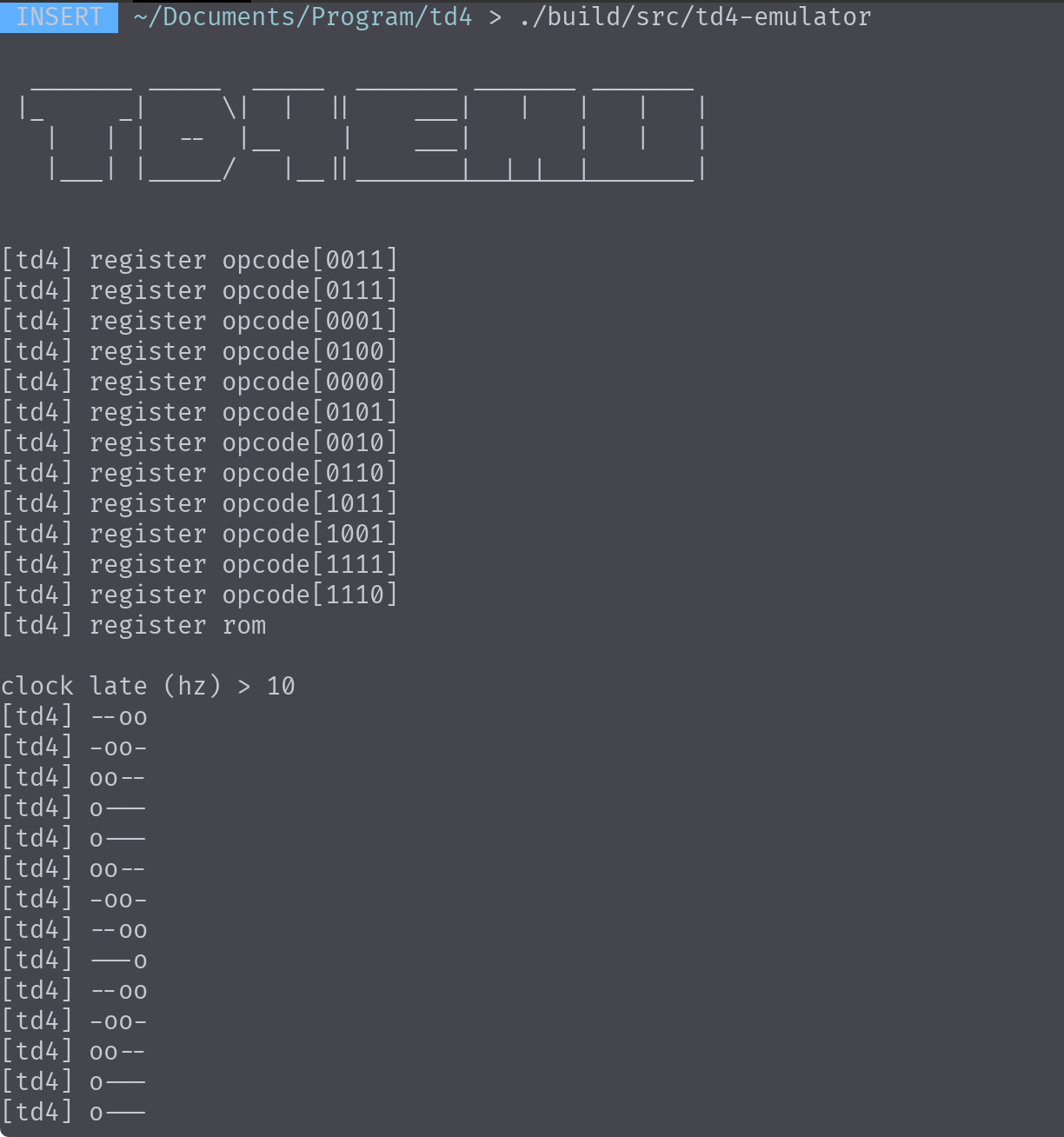 TD4 Emulator